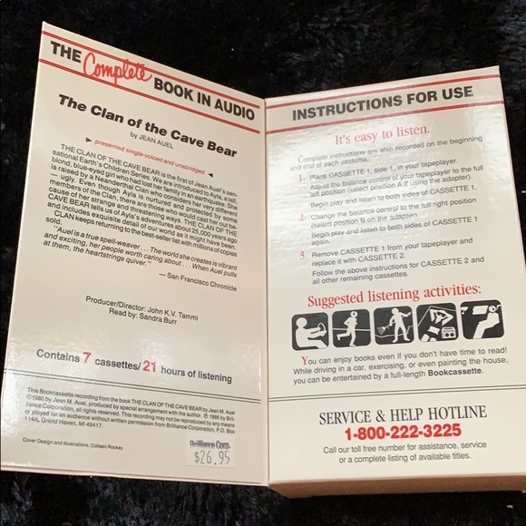 Audio Book on Cassette Clan of the Cave Bear - Picture 2 of 4